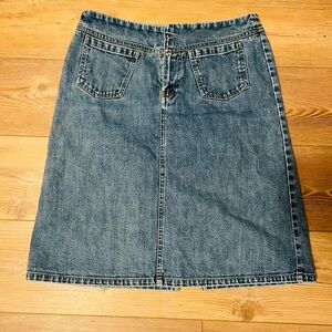 GAP A-Line Denim Skirt in Blue